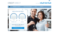 Desktop Screenshot of credit-direct.ch