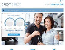 Tablet Screenshot of credit-direct.ch